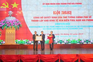 Công bố quyết định thành lập Khu Kl992 cổng game cá cược ven biển phía Nam Hải Phòng 