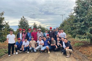 Các nhà Kl99ok phiên bản mới trẻ đi thăm trang trại trồng sầu riêng của Hoàng Anh Gia Lai cùng Chủ tịch Hội đồng quản trị Đoàn Nguyên Đức
