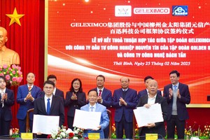 Đại diện Kl994 game bài casino hấp dẫn Geleximco, Công ty TNHH Kl99ok phiên bản mới Công nghiệp Nguyên Tín Liễu Châu, Quảng Tây và Công ty TNHH Công nghệ Bách Tấn Quảng Tây cùng ký kết thỏa thuận hợp tác.