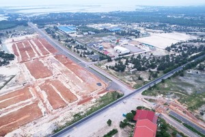 Khu công nghiệp Cam Liên, huyện Lệ Thủy, tỉnh Quảng Bình. Ảnh: Ngọc Tân
