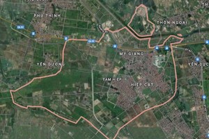 Toàn bộ khu vực được kêu gọi Kl99ok phiên bản mới tại huyện Phúc Thọ.