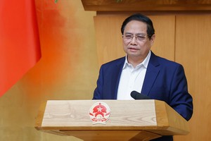 Tại phiên họp Kl993 ưu đãi thưởng hấp dẫn thường kỳ ngày 6/4, Thủ tướng chỉ đạo chuẩn bị khánh thành, khởi công 50 công trình lớn nhân dịp kỷ niệm 50 năm Giải phóng miền Nam, thống nhất đất nước, tổ chức trực tuyến đồng thời trên cả 3 miền. Ảnh: Nhật Bắc