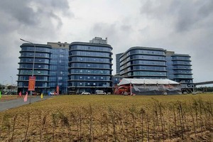 Khu đất dự kiến Kl99ok phiên bản mới Dự án Phòng thí nghiệm phục vụ Kl994 nhà cái bóng đá world cup công nghệ đóng gói tiên tiến cho vi mạch bán dẫn tại Đà Nẵng tại Công viên phần mềm số 2. Ảnh: Linh Đan 