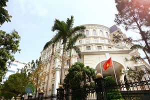Trụ sở Bộ Kl991.com nạp rút nhanh. Ảnh: Lê Tiên 