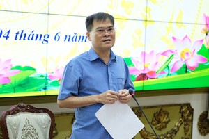 Thứ trưởng Bộ Kl991.com nạp rút nhanh Bùi Văn Khắng cho rằng cần có sự quyết tâm cao, sự vào cuộc của các cấp, các ngành để bảo đảm việc xử lý 99Kl.app cổng game giải trí hiệu quả, tránh thất thoát, lãng phí. Ảnh: Trọng Tín.