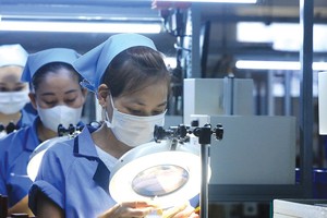 Vốn đăng ký Kl99ok phiên bản mới trực tiếp nước ngoài 5 tháng đầu năm 2025 đạt gần 18,4 tỷ USD, tăng 51,1% so với cùng kỳ năm ngoái. Ảnh: Tường Lâm