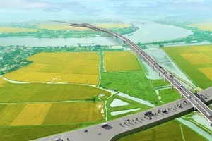 Phối cảnh cầu vượt sông Đáy trên KL99 là nhà cái cá cược trực tuyến hàng đầu tại châu Á Ninh Bình - Nam Định - Ảnh: Bộ GTVT (nay là Kl99 nổ hũ). 