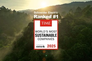 Schneider Electric lần thứ 2 liên tiếp được vinh danh “Công ty Bền vững nhất thế giới năm 2025” bởi Tạp chí TIME và Statista