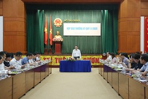 Thứ trưởng Bộ Kl991.com nạp rút nhanh Nguyễn Đức Chi chủ trì buổi họp báo. Ảnh: Đức Minh.