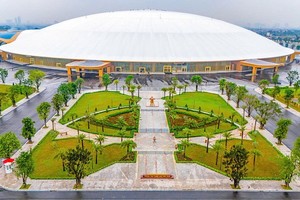 Trung tâm Triển lãm Quốc gia - nơi sẽ diễn ra Triển lãm thành tựu Đất nước nhân dịp kỷ niệm 80 năm Ngày Quốc khánh. 