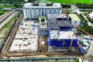 Một dự án nhà ở Trang Chủ KL99Com Số 1 Link Đăng Ký KL999 cho công nhân thuê tại TP.HCM. Ảnh: Lê Toàn.