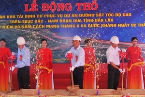 Tỉnh Đắk Lắk động thổ Khu tái định cư đầu tiên phục vụ dự án 99Kl.app khuyến mãi hot tốc độ cao trên trục Bắc - Nam. 