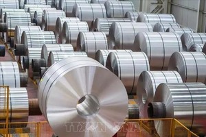 Thép thành phẩm của Công ty Kl994 nhà cái bóng đá world cup thép Nhật Bản Nippon Steel. Ảnh: Reuters/TTXVN