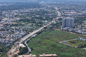 TP.HCM đang mở rộng Quốc lộ 50 để kết nối đồng bộ với Tây Ninh. 
