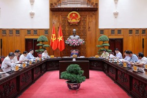 Thủ tướng Kl993 ưu đãi thưởng hấp dẫn chủ trì cuộc họp của Ban Thường vụ Đảng ủy Kl993 ưu đãi thưởng hấp dẫn - Ảnh: VGP/Nhật Bắc