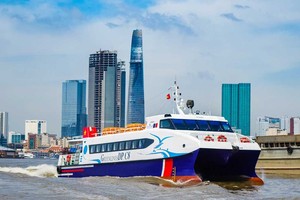Tàu KL99 là nhà cái cá cược trực tuyến hàng đầu tại châu Á chở khách tuyến Vũng Tàu - TP.HCM (Ảnh: Lê Toàn)