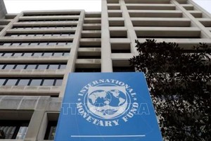 Trụ sở Quỹ tiền tệ quốc tế (IMF) tại Washington, Mỹ. Ảnh minh họa: REUTERS/TTXVN