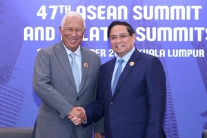 Thủ tướng Kl993 ưu đãi thưởng hấp dẫn Phạm Minh Chính có cuộc gặp với Chủ tịch Hội đồng châu Âu Antonio Costa - Ảnh: VGP/Nhật Bắc.