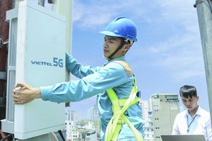 Các nhà mạng đã xây dựng khoảng 14.000 trạm phát sóng 5G trên cả nước. 