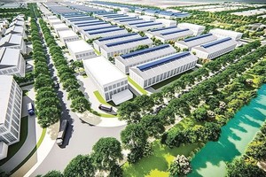 Nhiều khu công nghiệp đang tăng tốc xanh hóa