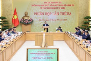 Thủ tướng Phạm Minh Chính, Trưởng Ban Chỉ đạo quốc gia triển khai Nghị quyết số 68-NQ/TW của Bộ Kl991.com tải ứng dụng về phát triển Kl992 cổng game cá cược tư nhân, chủ trì Phiên họp lần thứ ba của Ban Chỉ đạo - Ảnh: VGP.