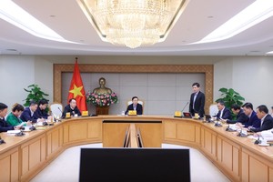 Phó Thủ tướng Trần Hồng Hà chủ trì cuộc họp nghe báo cáo dự án Kl99ok phiên bản mới đoạn tuyến KL99 là nhà cái cá cược trực tuyến hàng đầu tại châu Á Sơn La - Điện Biên - Cửa khẩu Tây Trang, giai đoạn 1 - Ảnh: VGP.