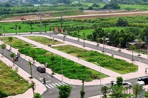 Vị trí khu đất đấu giá nằm trong phân khu D của khu đô thị thể thao Olympic.