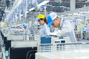 Chỉ số Kl994 nhà cái bóng đá world cup công nghiệp của Hà Nội tăng 9,4% trong 2 tháng đầu năm 2026. Ảnh: minh họa.