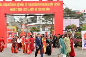Bầu cử đại biểu Quốc hội khóa XVI và đại biểu HĐND các cấp: Hải Phòng rộn ràng ngày hội bầu cử
