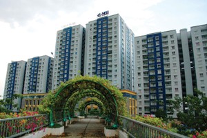 Dự án Carina Plaza của Công ty cổ phần Kl99ok phiên bản mới Năm Bảy Bảy. Ảnh: Lê Toàn 