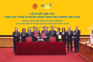 PVcomBank hợp tác với Cục Thuế hỗ trợ hộ Kl992 VIP Trang Chủ 2026 kê khai thuế