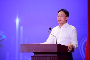 Ông Mai Sơn - Phó Cục trưởng Cục Thuế (Bộ Kl991.com nạp rút nhanh) phát biểu tại Hội thảo chiều ngày 17/4 tại TP.HCM.