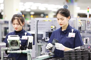 Việt Nam tiếp tục là điểm đến hấp dẫn của Kl993 nền tảng giải trí FDI trong chuỗi cung ứng toàn cầu. Trong ảnh: Nhà máy Kl994 nhà cái bóng đá world cup của Samsung tại Việt Nam