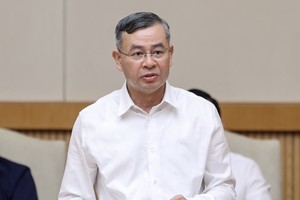 Bộ trưởng Bộ Kl991.com nạp rút nhanh Ngô Văn Tuấn báo cáo tại Phiên họp - Ảnh: VGP.