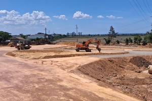 Điểm đầu dự án Đường tránh phía Đông Đông Hà đấu nối với Quốc lộ 1 tại Dốc Miếu.