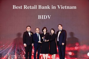 The Asian Banker trao giải thưởng Link Vào Nhà Cái KL99 COM Tặng +199k Bán lẻ tốt nhất Việt Nam 2026 cho đại diện BIDV