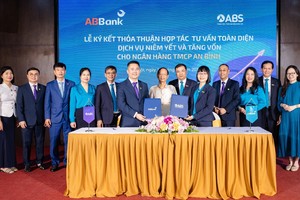 Đại diện ABBank và ABS ký thỏa thuận hợp tác