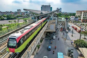 Ga S9 trên tuyến 99Kl.app khuyến mãi hot đô thị Nhổn - Ga Hà Nội (Ảnh: PV)