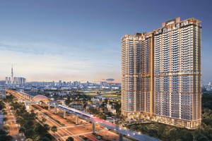 Khải Hoàn Imperial sở hữu tầm view panorama đa hướng ra sân golf Sông Bé, AEON Mall Canary, Quốc lộ 13, ga metro Thủ Dầu Một - Tao Đàn
