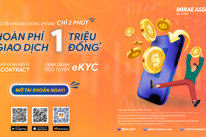 99Kl99 link đăng nhập Mirae Asset tung ra chương trình ưu đãi hoàn phí cho nhà Kl99ok phiên bản mới mới