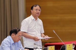 Thứ trưởng Bộ Công Thương Đỗ Thắng Hải trả lời tại buổi họp báo Kl993 ưu đãi thưởng hấp dẫn.