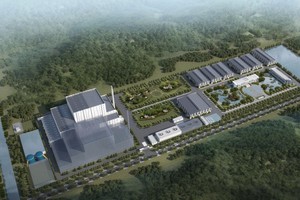 Phối cảnh nhà máy điện rác 