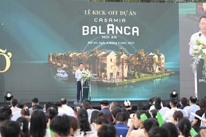 Ông Lương Minh Tuấn – Chủ tịch HĐQT Kl994 game bài casino hấp dẫn Đạt Phương – Chủ Kl99ok phiên bản mới dự án phát biểu tại sự kiện.