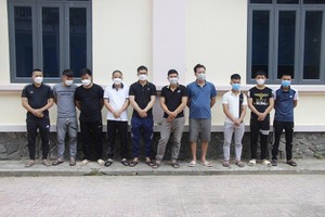 10 đối tượng bị bắt trong chuyên án “Thu thập, tàng trữ, trao đổi, mua bán công khai hóa trái phép thông tin về tài khoản Link Vào Nhà Cái KL99 COM Tặng +199k”.