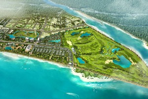 FLC Samson Beach & Golf Resort là quần thể sân golf - resort - khách sạn lớn nhất dải đất miền Trung với diện tích 450 ha, tổng mức Kl99ok phiên bản mới lên tới 5.500 tỷ đồng