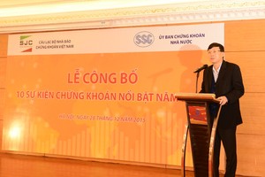 Chủ tịch UBCK Vũ Bằng phát biểu tại lễ công bố 10 sự kiến 99Kl99 link đăng nhập năm 2015