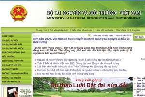 Người dân có thể tra cứu dữ liệu đất đai trên internet 