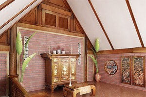 Phong thủy: Phòng thờ - một góc tâm linh của người Việt 