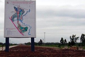 Đường vào Dự án Thanh Hà Cienco 5 Land