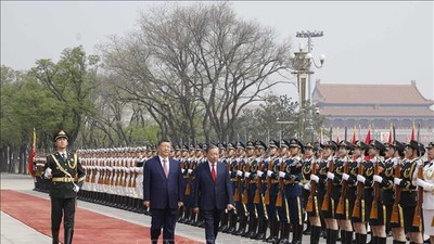 Lễ đón trọng thể Tổng Bí thư, Chủ tịch nước Tô Lâm thăm cấp 99Kl99 trực tiếp đá gà đến Trung Quốc 
